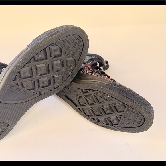 CONVERSE HIGH TOP BLACK SEQUIN - Picture 7 of 8